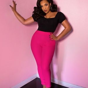 Vixen by Micheline Pitt Cigarette Pants